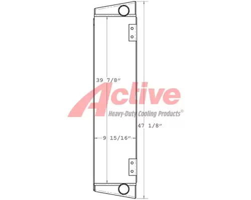 Charge Air Cooler (ATAAC) John Deere 644H Active Radiator