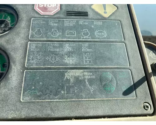 John Deere 770BH Equip Dash Panel