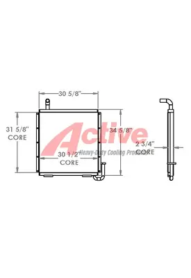 John Deere 790 Excavator Engine Oil Cooler