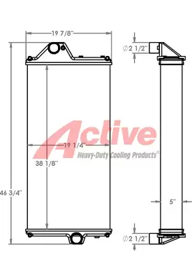 John Deere 8000 Series Tractors Radiator