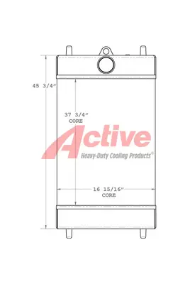 John Deere 850K Radiator