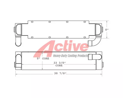 Charge Air Cooler (ATAAC) John Deere 850K Active Radiator