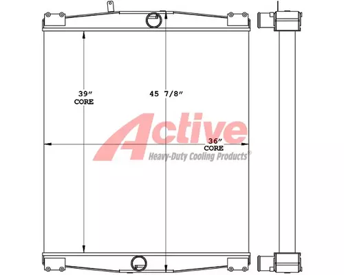 John Deere 9300 Radiator