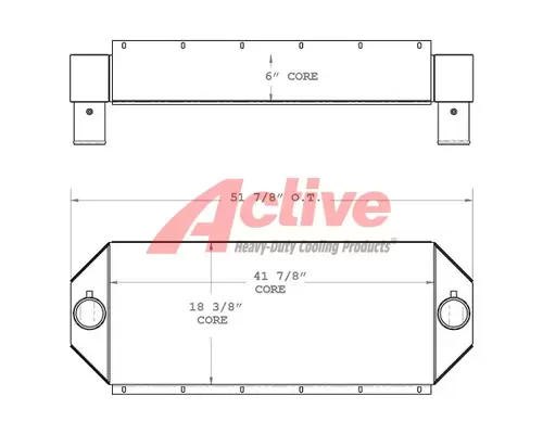 Charge Air Cooler (ATAAC) John Deere PowerTech Active Radiator