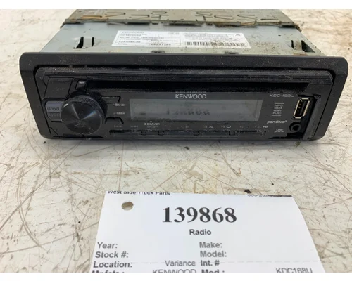 KENWOOD KDC168U Radio