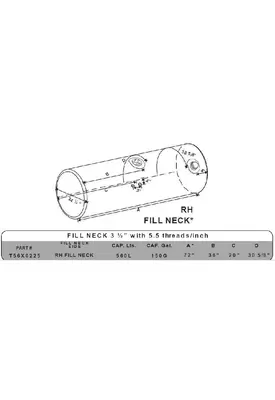 KENWORTH 145-154 GALLON FUEL TANK