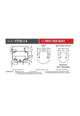 KENWORTH AG100 AIR SPRING/AIR BAG