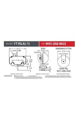 KENWORTH AG200 AIR SPRING/AIR BAG