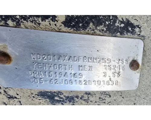 KENWORTH AG380 (Flex Air) Tandem Cutoffs