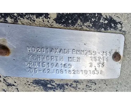 KENWORTH AG380 (Flex Air) Tandem Cutoffs