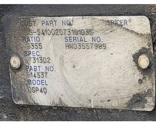 KENWORTH AG400 (Steel Stabilizer) Cutoff Tandem Axle