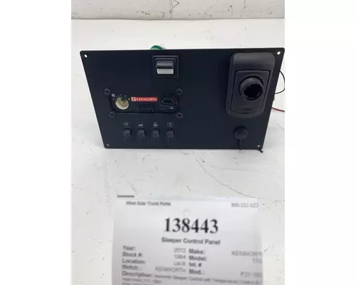 KENWORTH F21-1001 Sleeper Control Panel