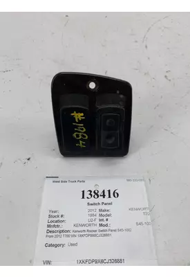 KENWORTH S45-1002 Switch Panel