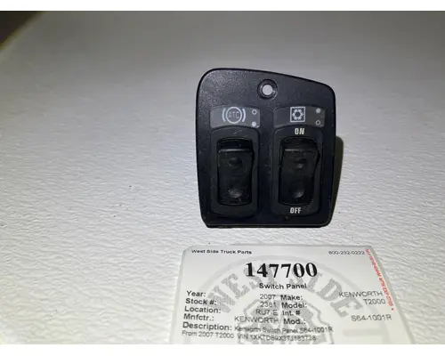 KENWORTH S64-1001R Switch Panel