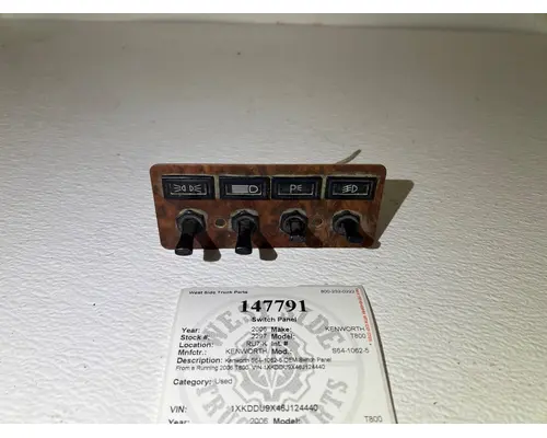 KENWORTH S64-1062-5 Switch Panel