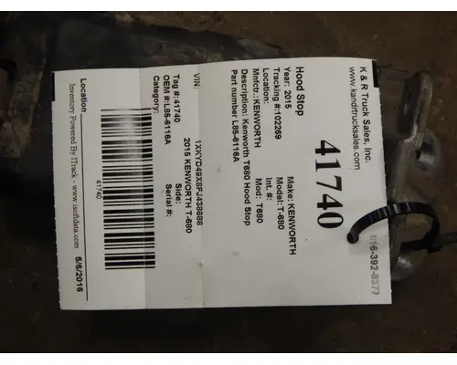 KENWORTH T-680 Brackets, Misc.