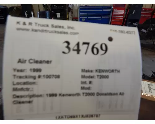 KENWORTH T2000 Air CleanerParts 