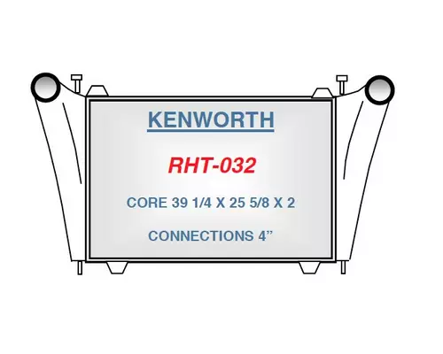 KENWORTH T2000 ChargeAirCooler