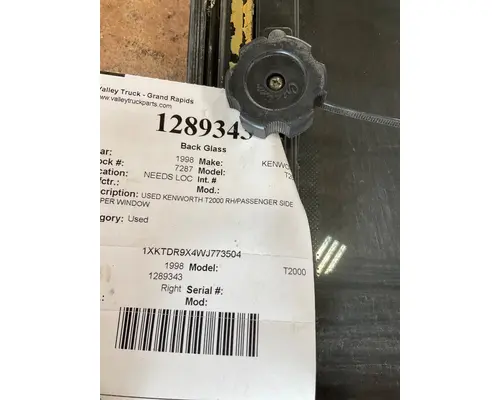 KENWORTH T2000 HeaterAir Cond Parts, Misc