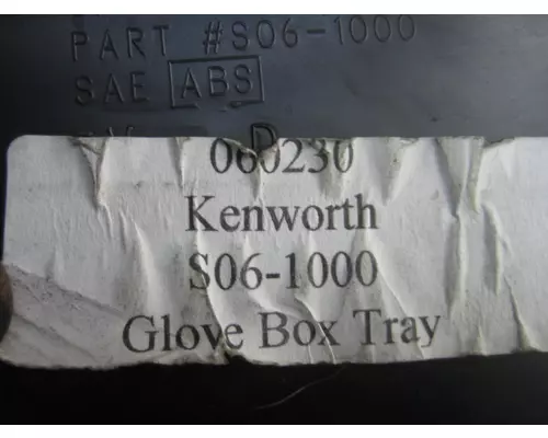 KENWORTH T2000 INTERIOR PARTS, MISC.