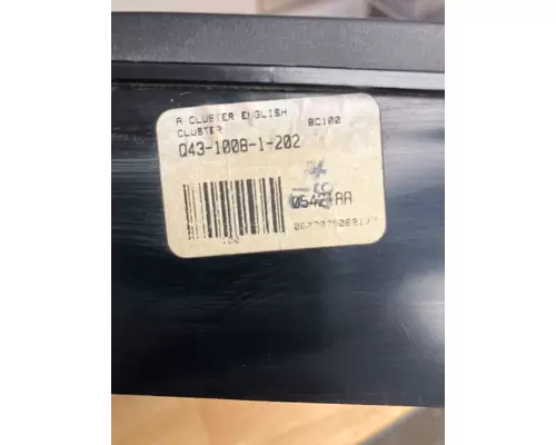 KENWORTH T2000 Instrument Cluster