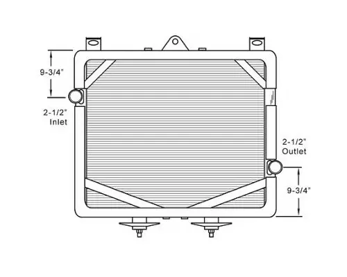 KENWORTH T2000 RADIATOR ASSEMBLY