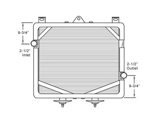 KENWORTH T2000 RADIATOR ASSEMBLY