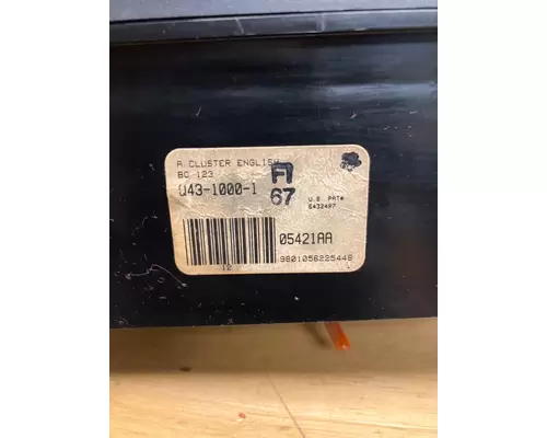 KENWORTH T2000 Speedometer Head Cluster