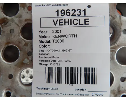 KENWORTH T2000 Step