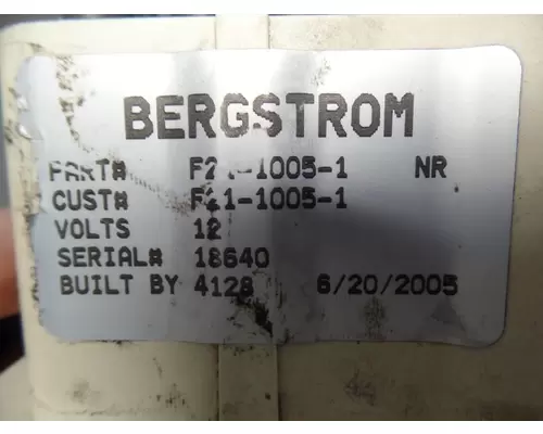 KENWORTH T2000 Temperature Control