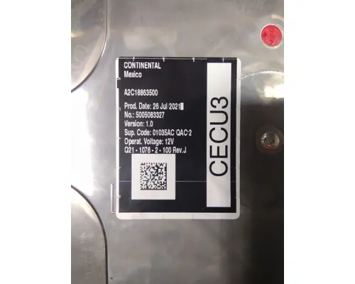 KENWORTH T270 CAB CONTROL UNIT MODULE