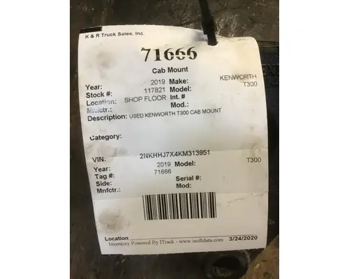 KENWORTH T300 Cab Mounts