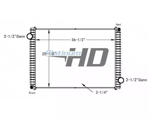 KENWORTH T300 RADIATOR ASSEMBLY