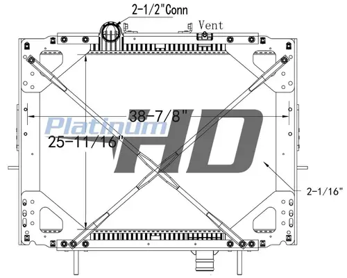 KENWORTH T300 RADIATOR ASSEMBLY