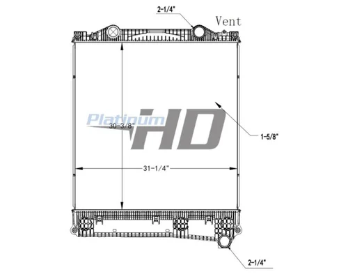 KENWORTH T480 RADIATOR ASSEMBLY