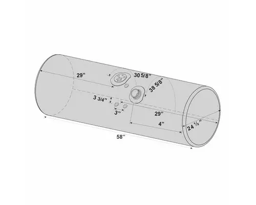 KENWORTH T600 1985-2007 FUEL TANK