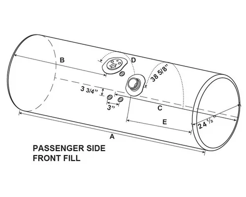 KENWORTH T600 1985-2007 FUEL TANK