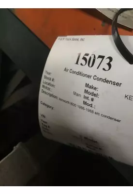 KENWORTH T600A Air Conditioner Condenser
