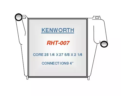 KENWORTH T600 ChargeAirCooler