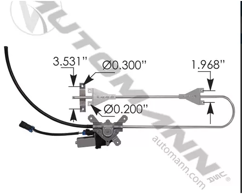 KENWORTH T600 DOOR WINDOW REGULATOR