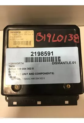 KENWORTH T600 ECM (ABS UNIT AND COMPONENTS)