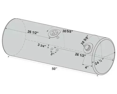 KENWORTH T600 FUEL TANK