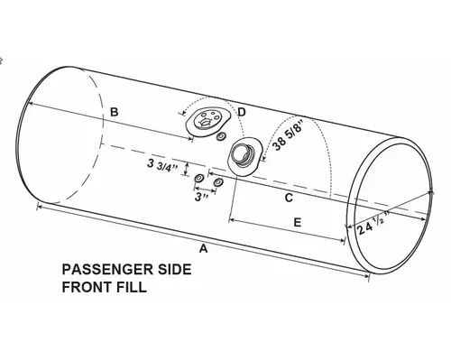 KENWORTH T600 FUEL TANK