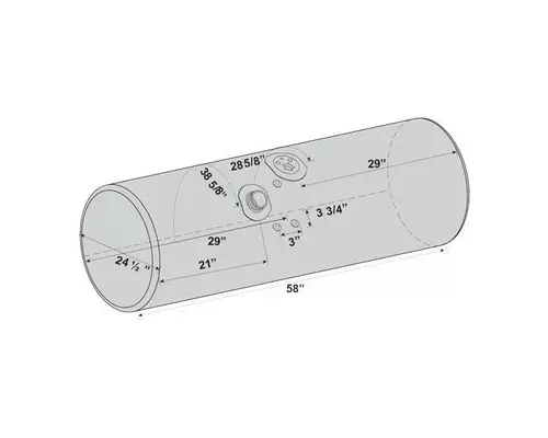 KENWORTH T600 FUEL TANK