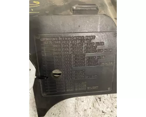 KENWORTH T600 Interior Parts, Misc.