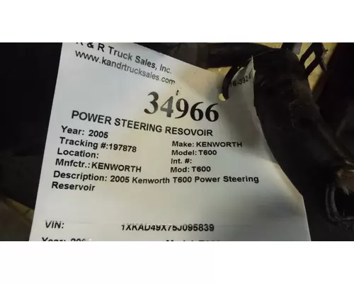 KENWORTH T600 Power Steering Assembly