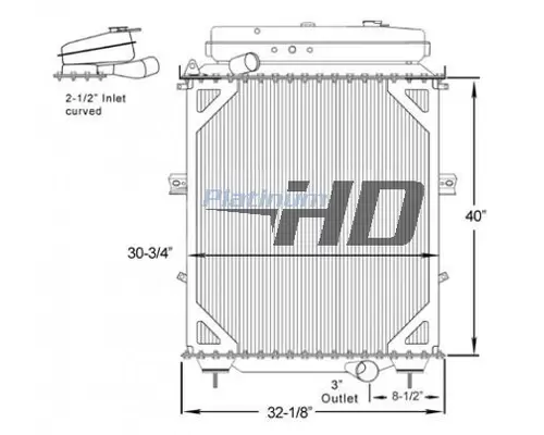 KENWORTH T600 RADIATOR ASSEMBLY