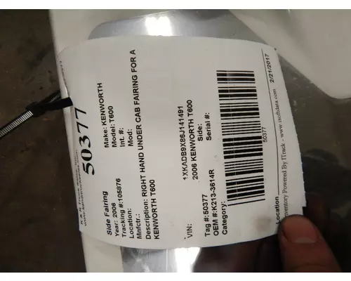 KENWORTH T600 Side Fairing
