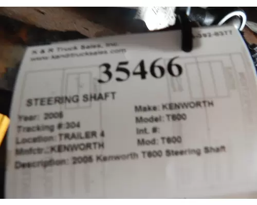 KENWORTH T600 Steering Shaft