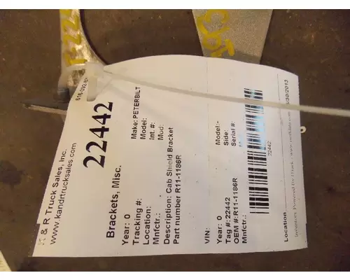 KENWORTH T660 Bracket, Misc